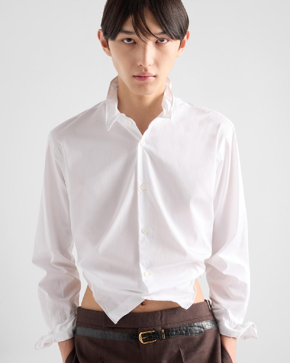 Prada Camisa De Algodón