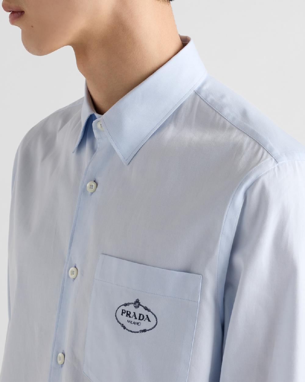 Prada Camisa De Algodón