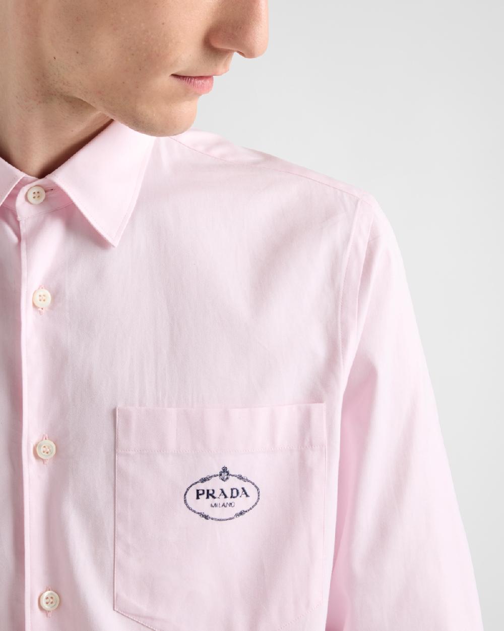 Prada Camisa De Algodón