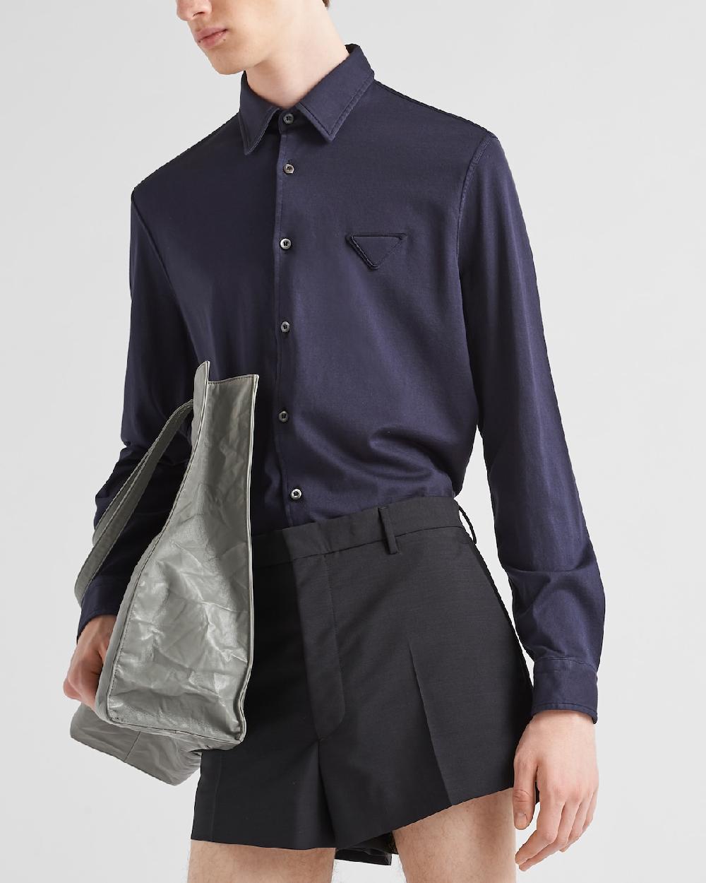 Prada Camisa De Algodón