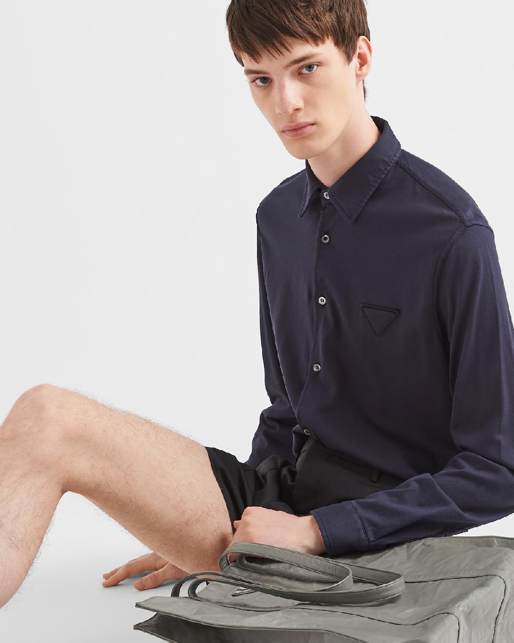 Prada Camisa De Algodón