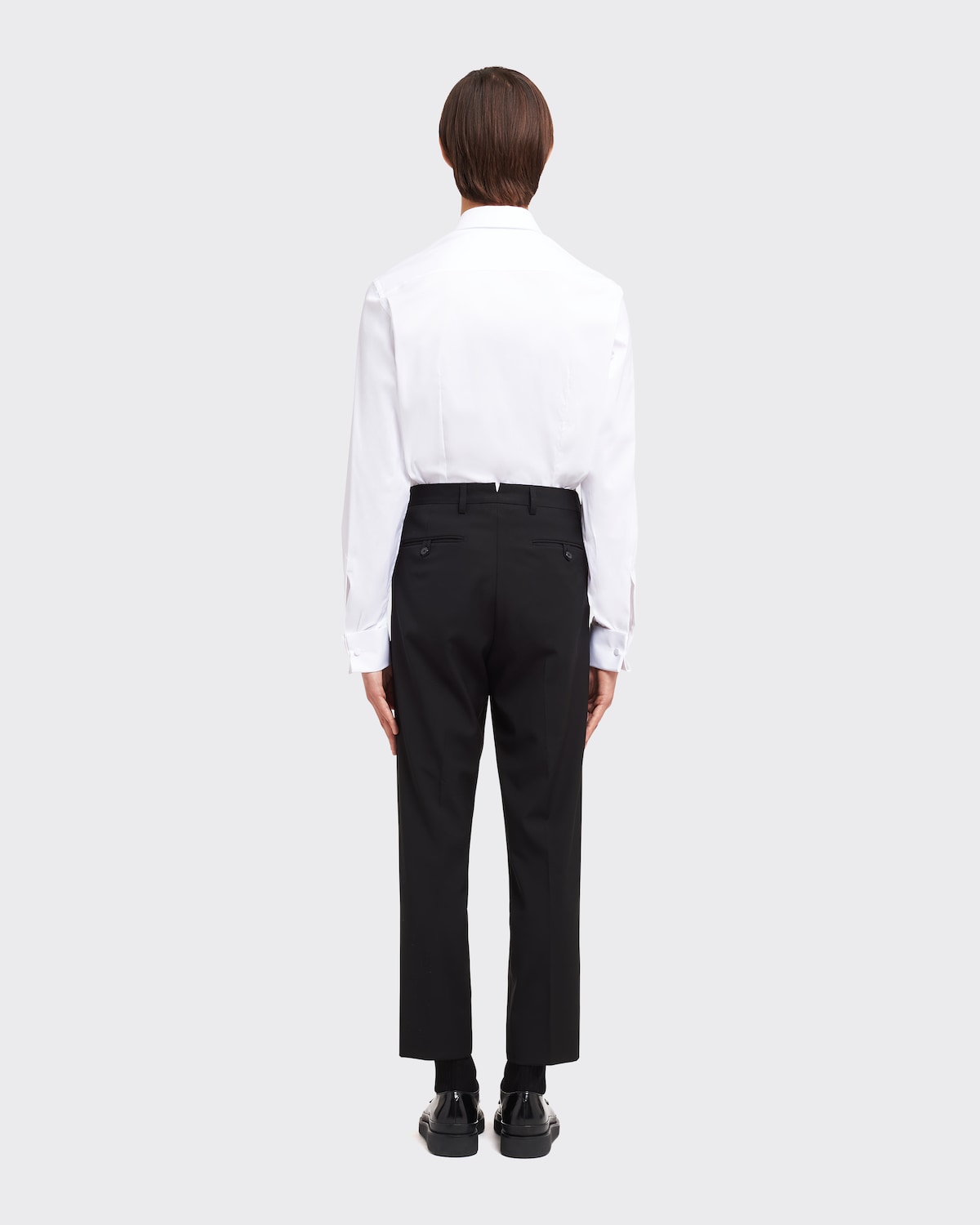 Prada Camisa De Algodón Elástico