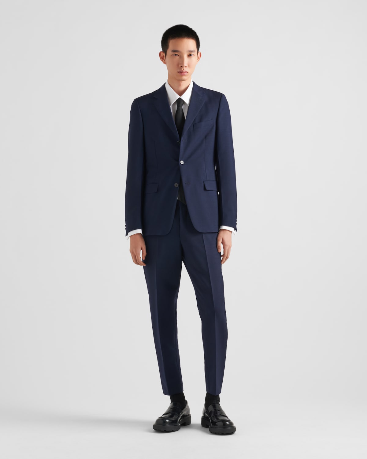 Prada Camisa de algodón elástico