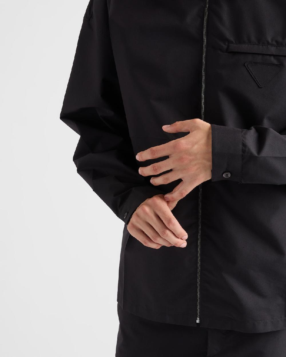 Prada Camisa De Algodón Técnico