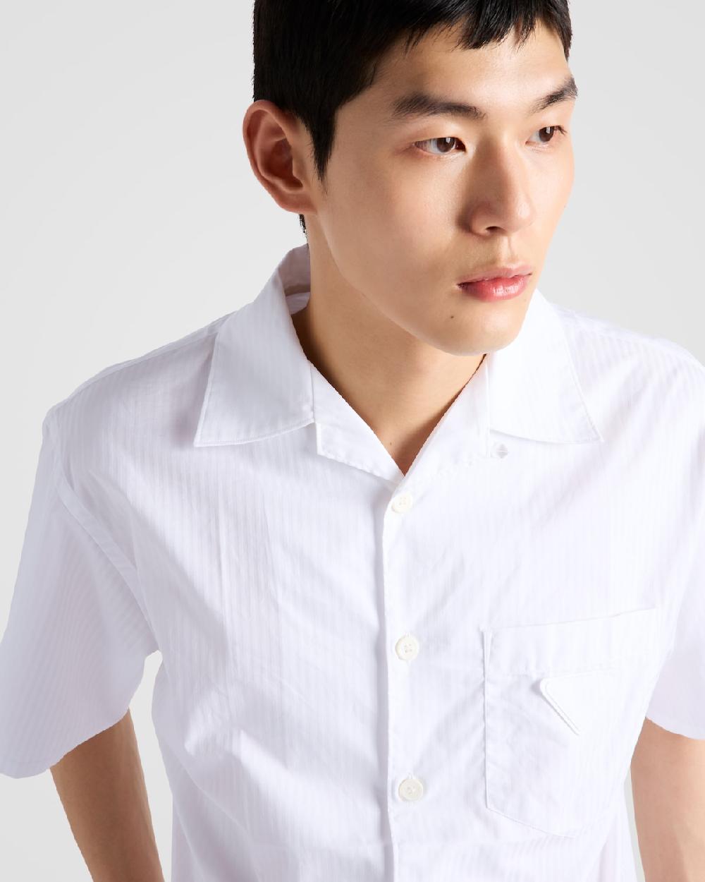 Prada Camisa De Bolera De Algodón