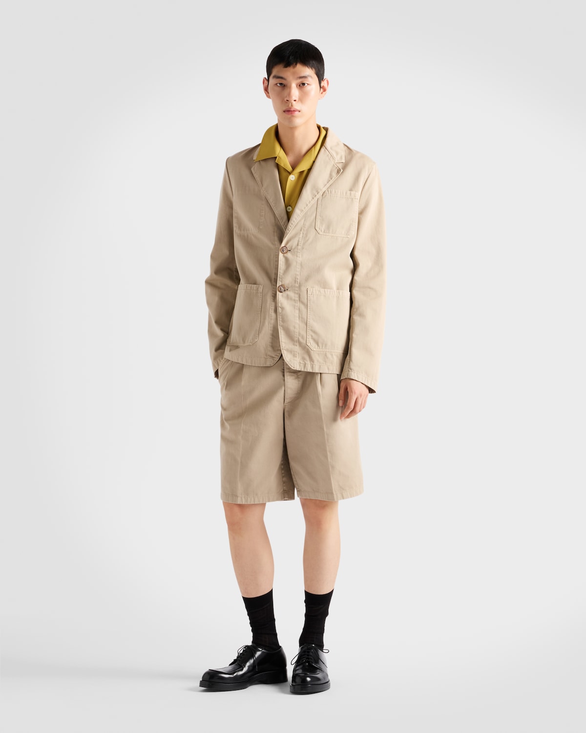 Prada Camisa de bolera de algodón