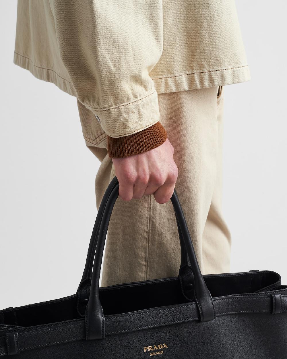 Prada Camisa De Bull Vaquero Desgastado