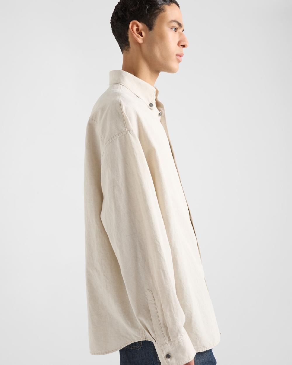 Prada Camisa De Cambray