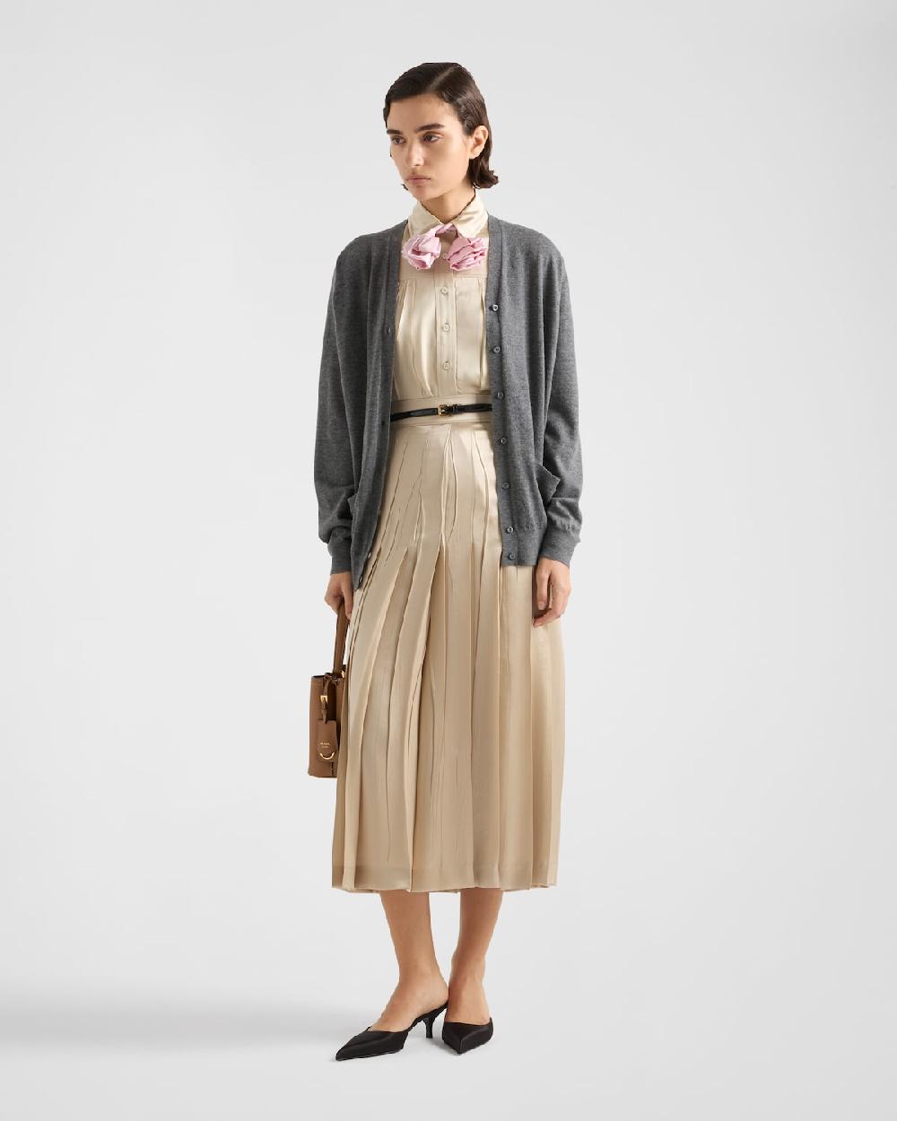 Prada Camisa de crepé de satén