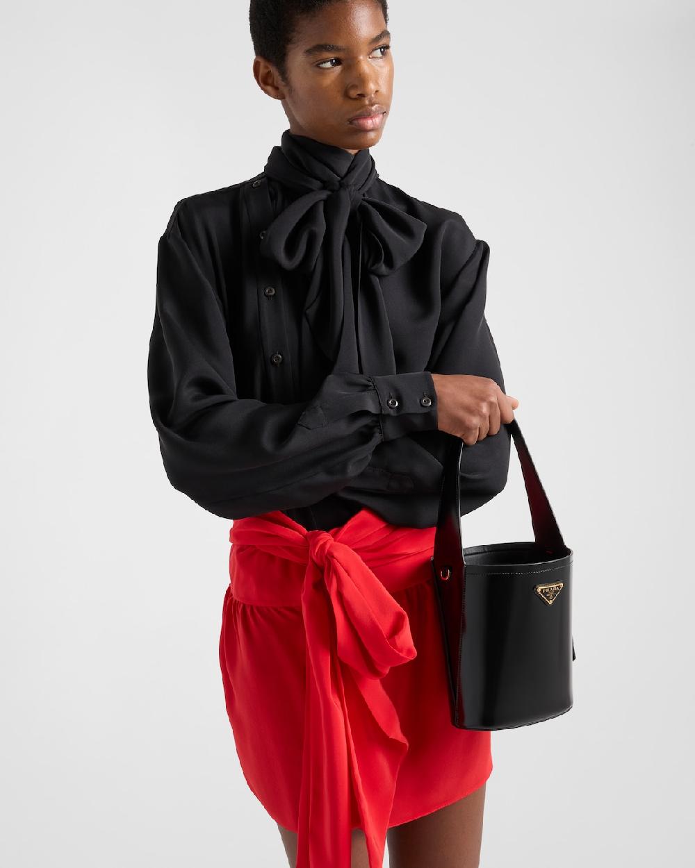 Prada Camisa De Crepé