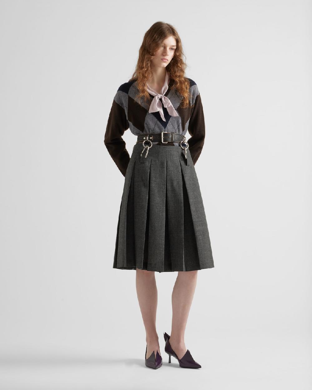 Prada Camisa de crepé