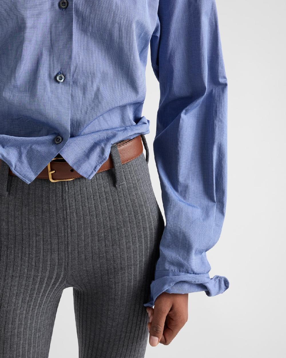 Prada Camisa De Fil-à-fil