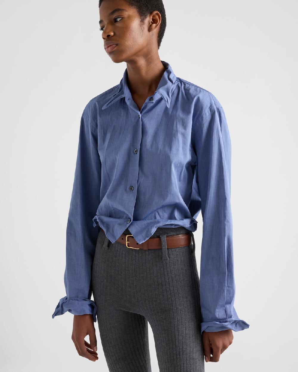 Prada Camisa De Fil-à-fil