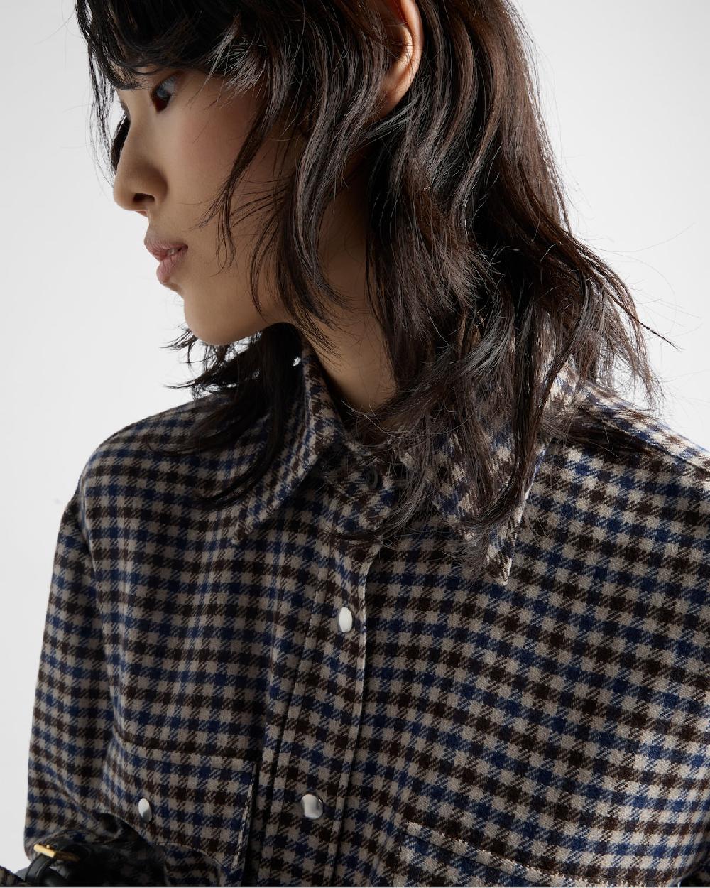 Prada Camisa De Lana