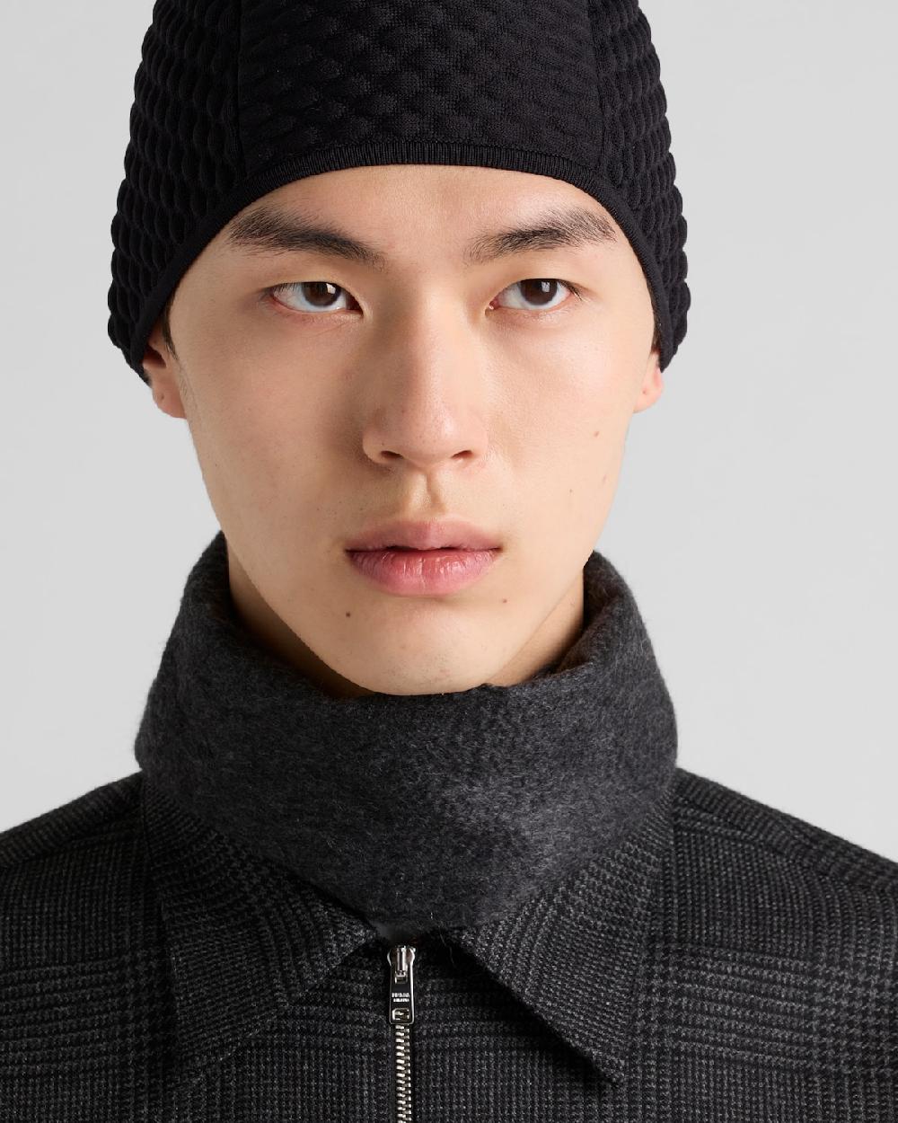 Prada Camisa De Lana Con Cremallera