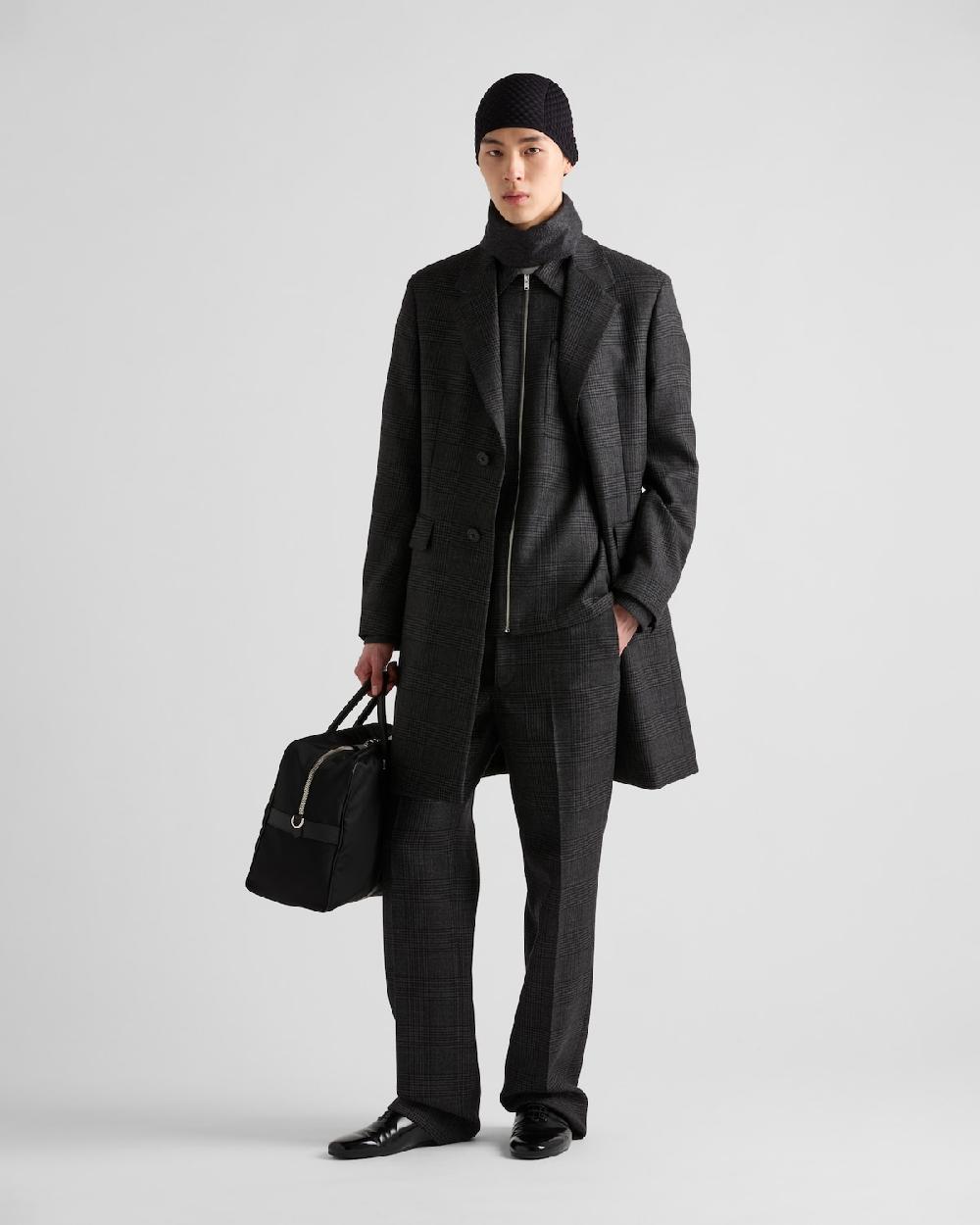 Prada Camisa de lana con cremallera