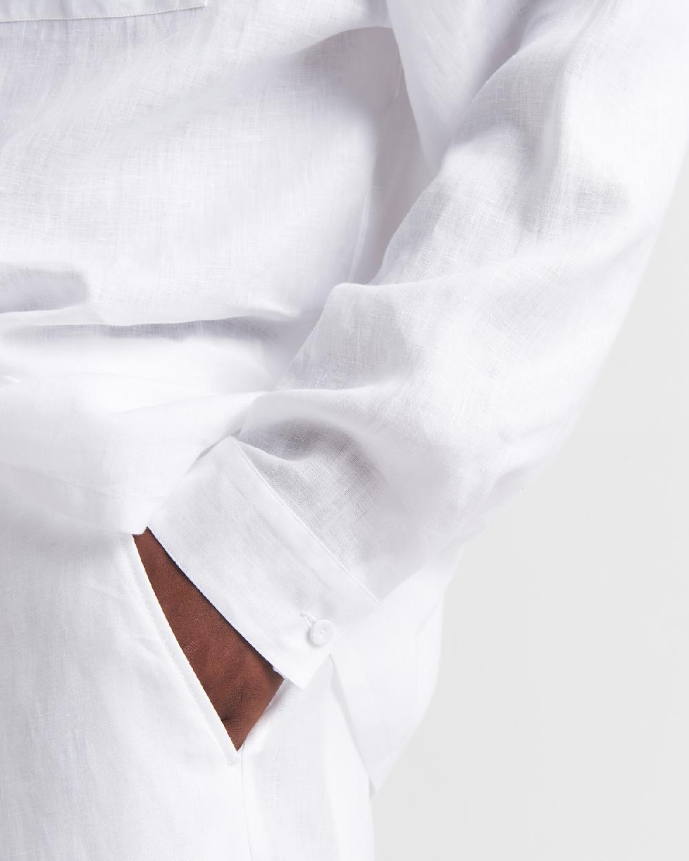 Prada Camisa De Lino