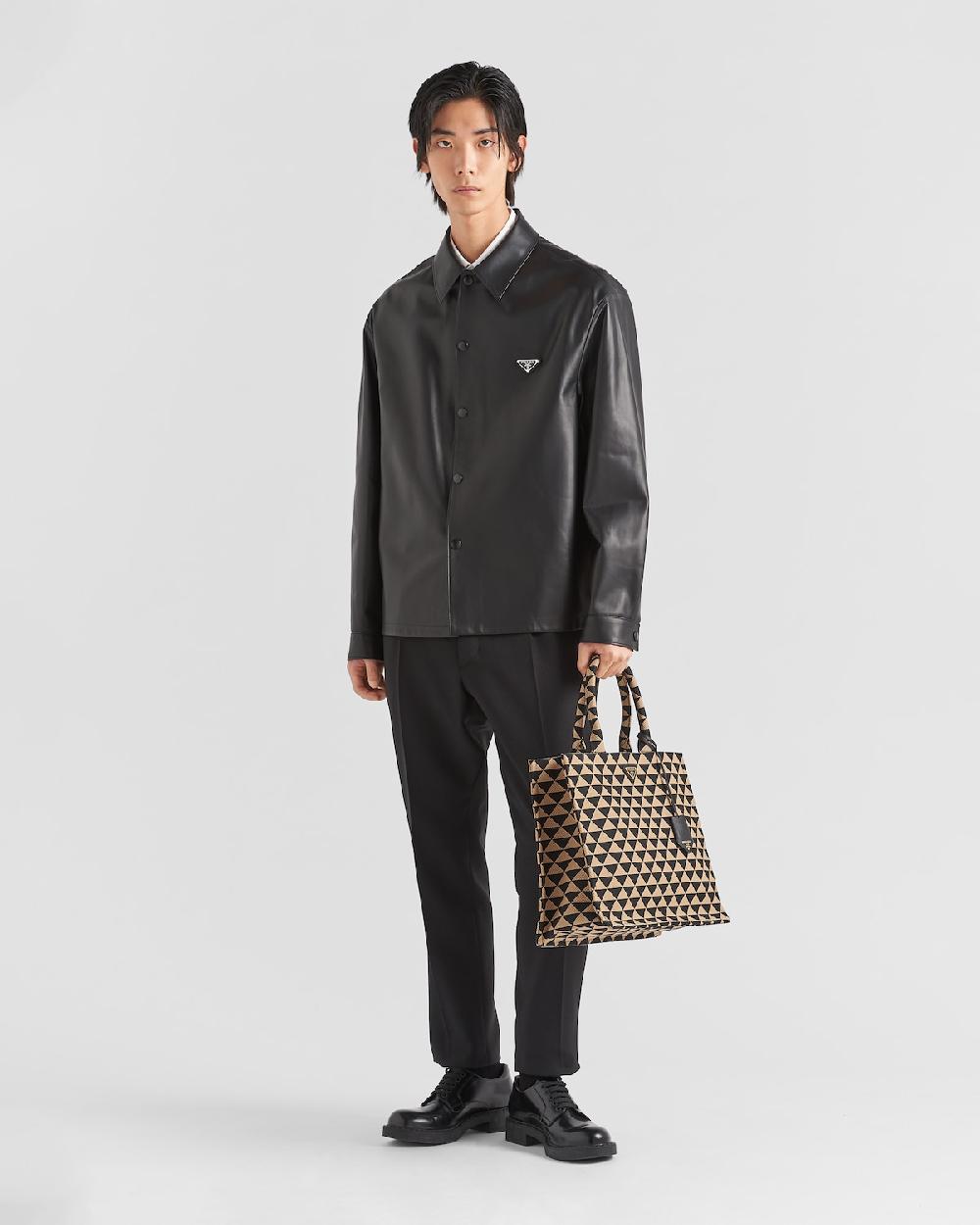 Prada Camisa de napa