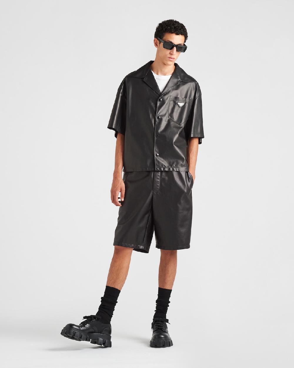 Prada Camisa de napa