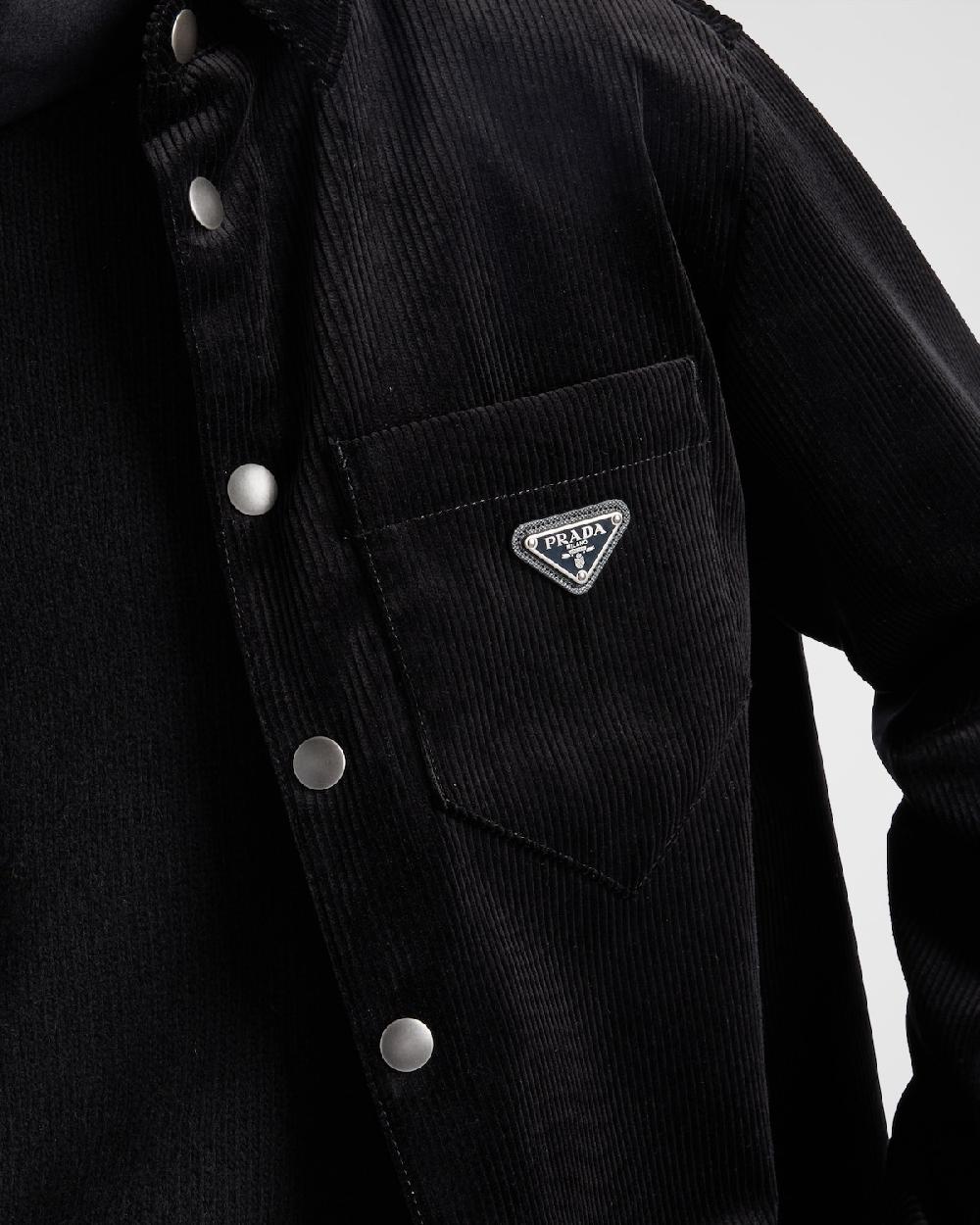 Prada Camisa De Pana