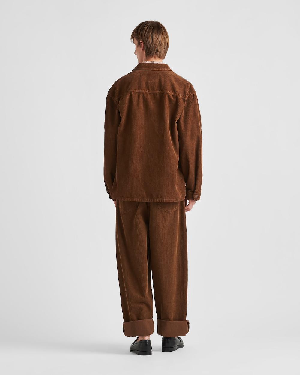 Prada Camisa De Pana