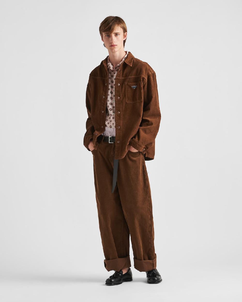 Prada Camisa de pana