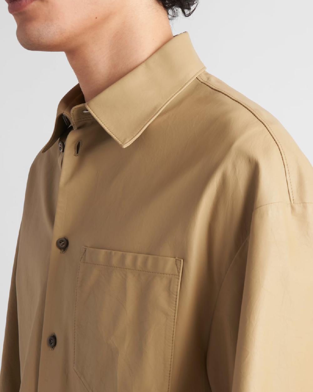 Prada Camisa De Piel