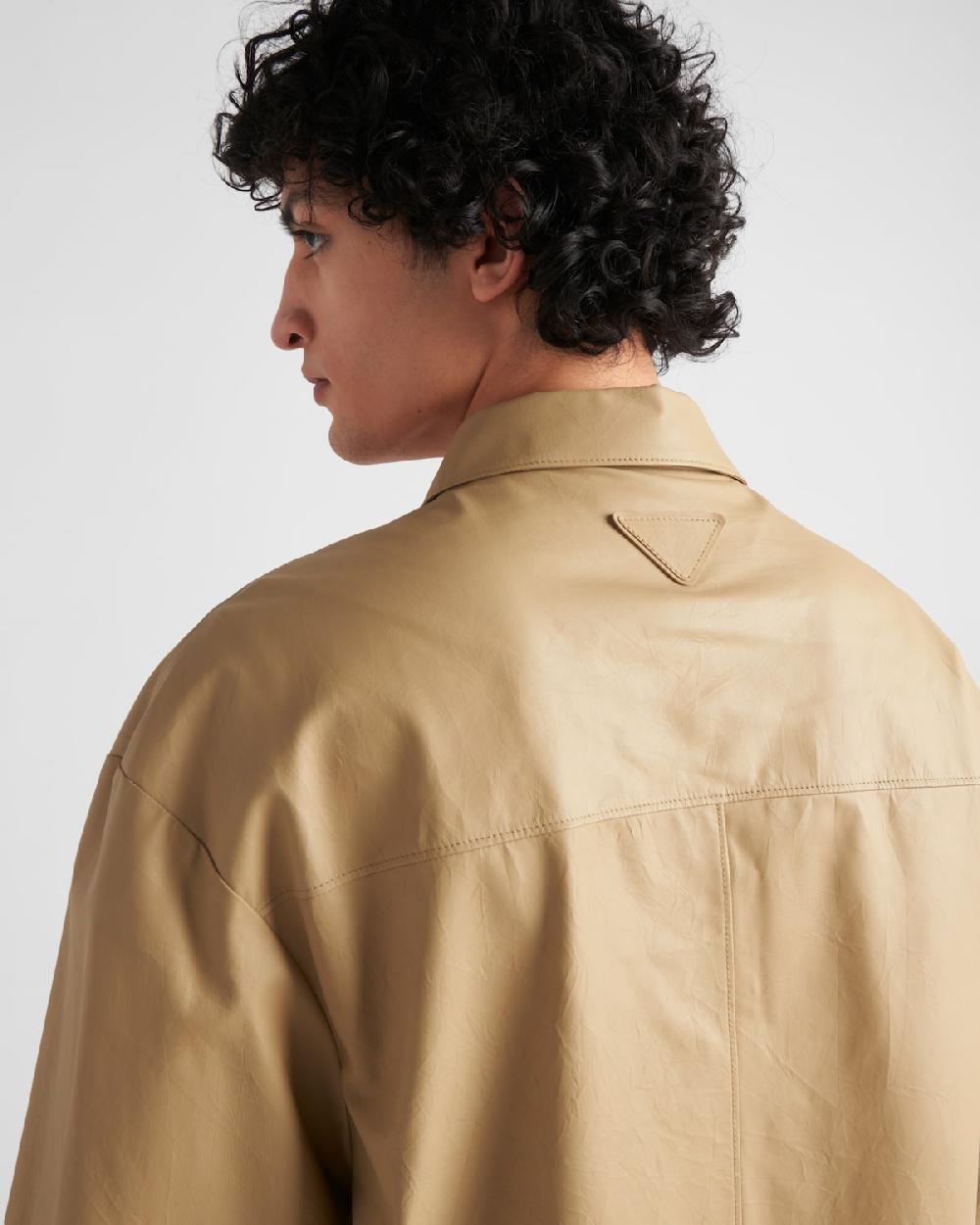 Prada Camisa De Piel