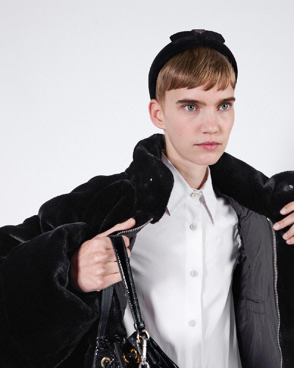 Prada Camisa De Popelín Bordada