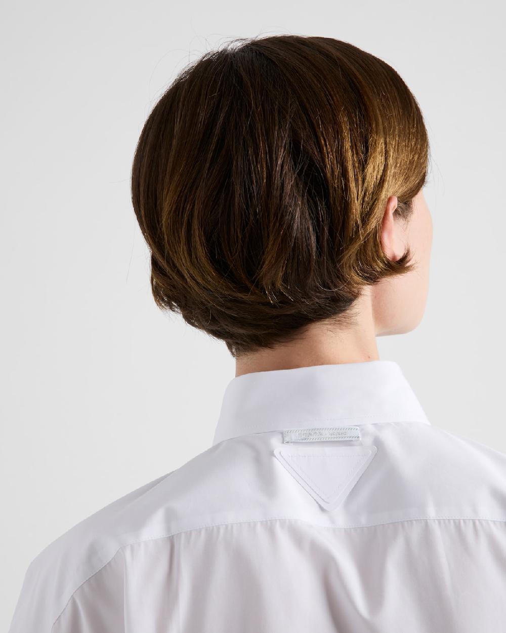 Prada Camisa De Popelín