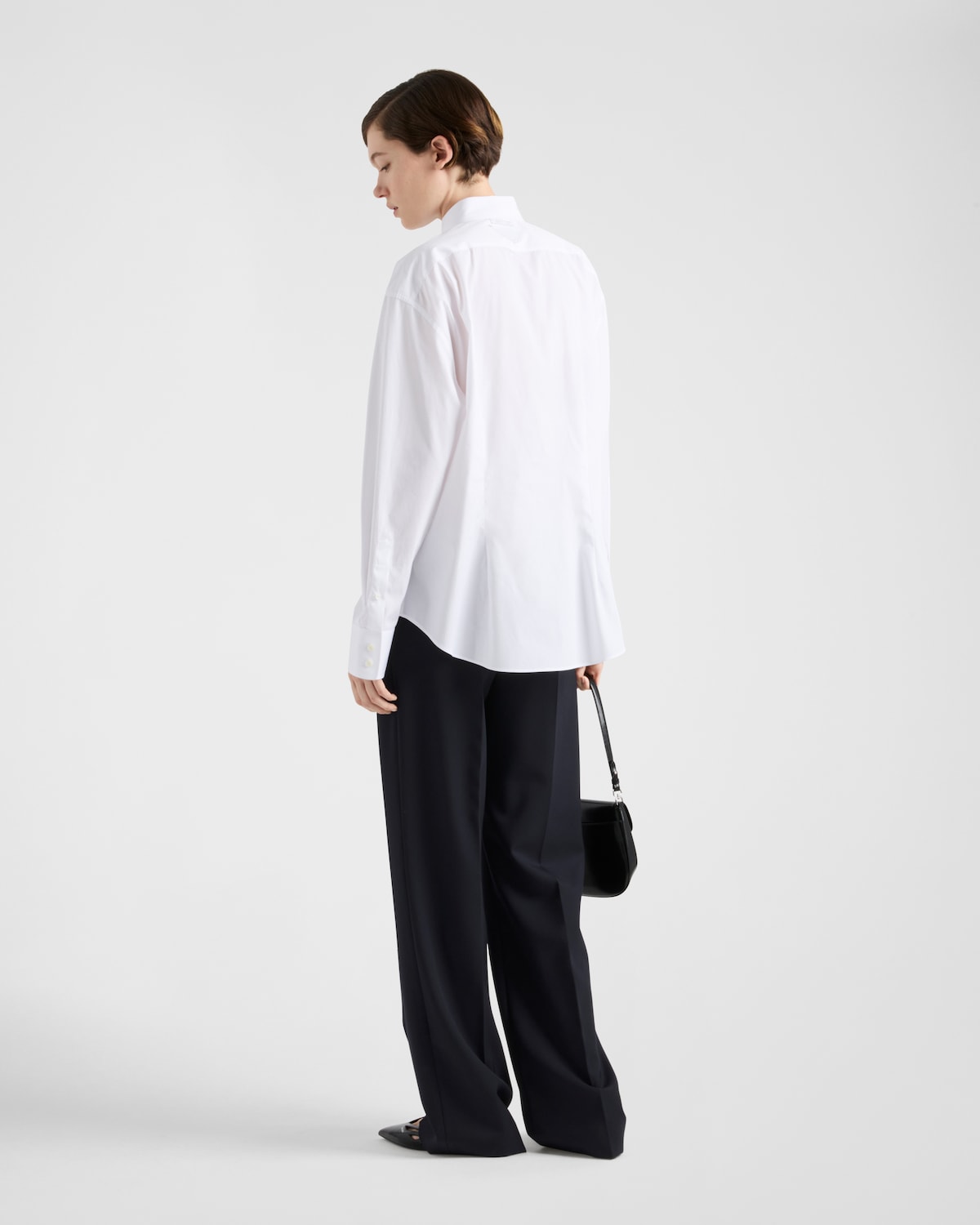 Prada Camisa De Popelín