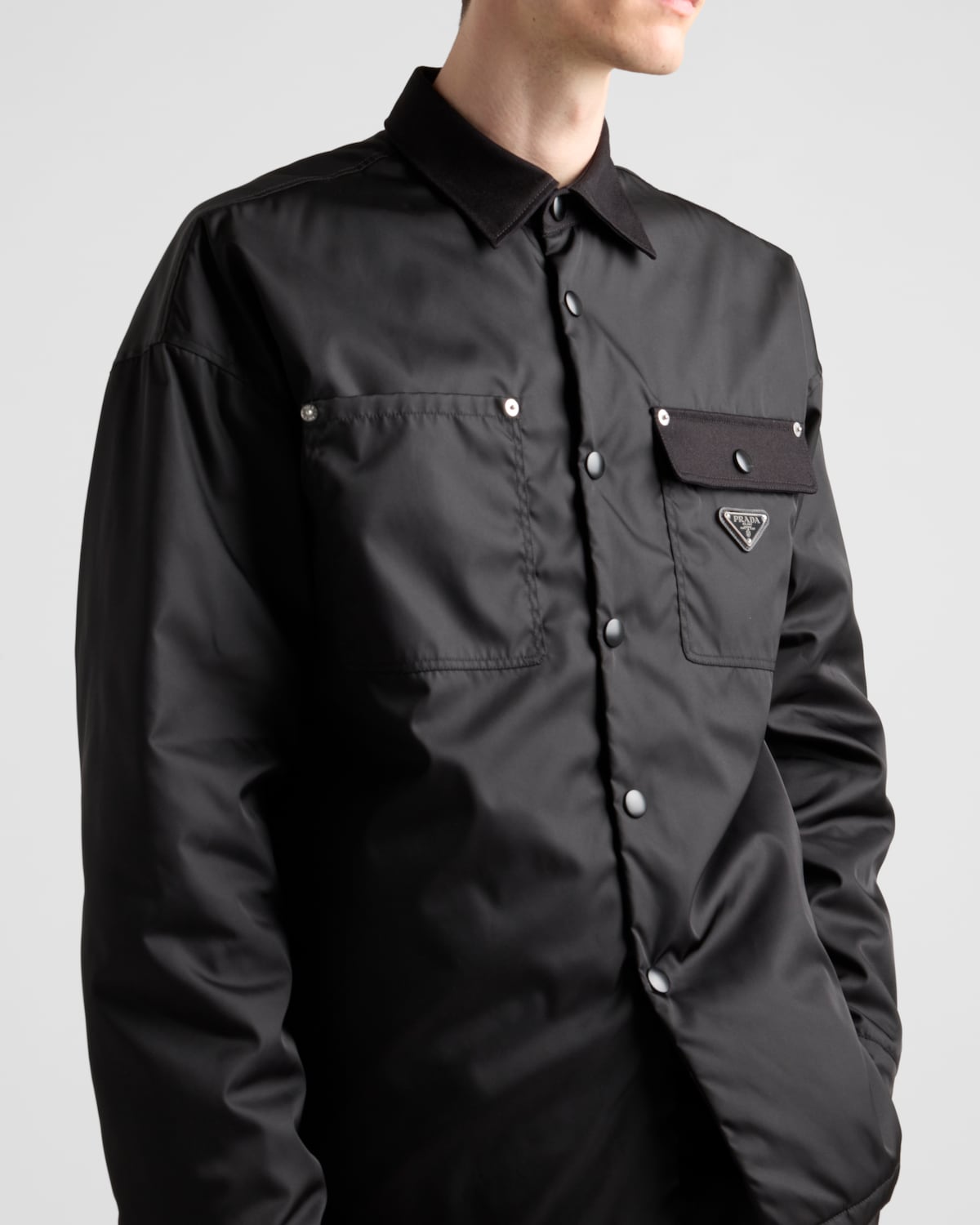 Prada Camisa De Re-Nylon