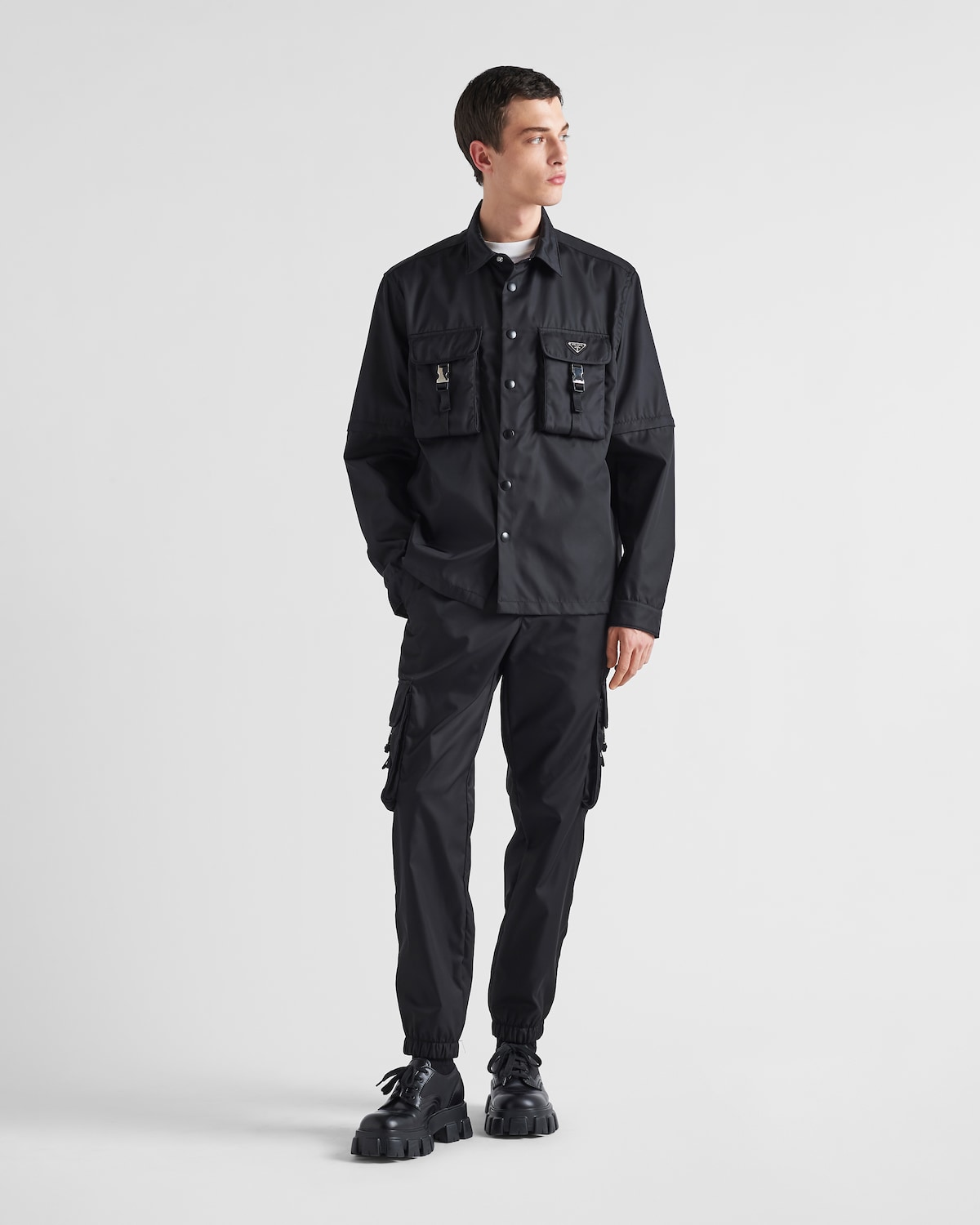 Prada Camisa de Re-Nylon