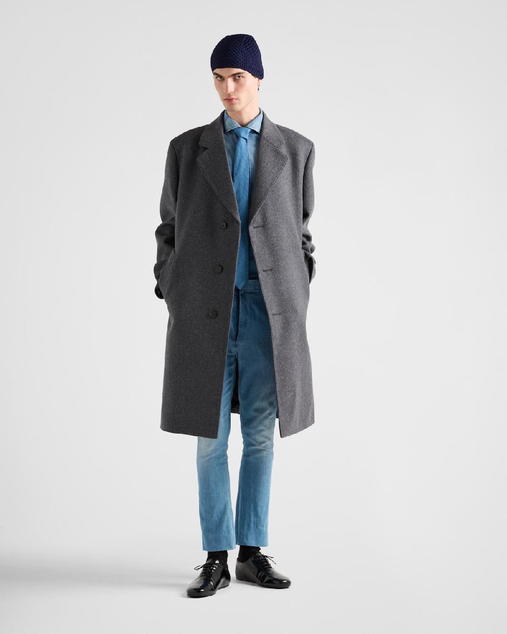 Prada Camisa de tejido vaquero ligero