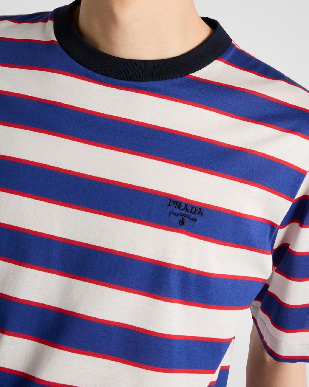 Prada Camiseta De Algodón