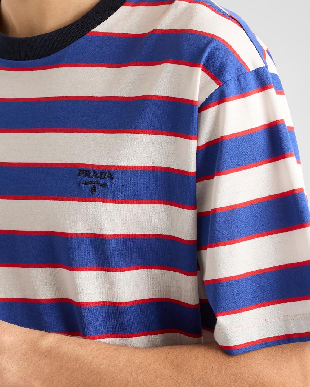 Prada Camiseta De Algodón