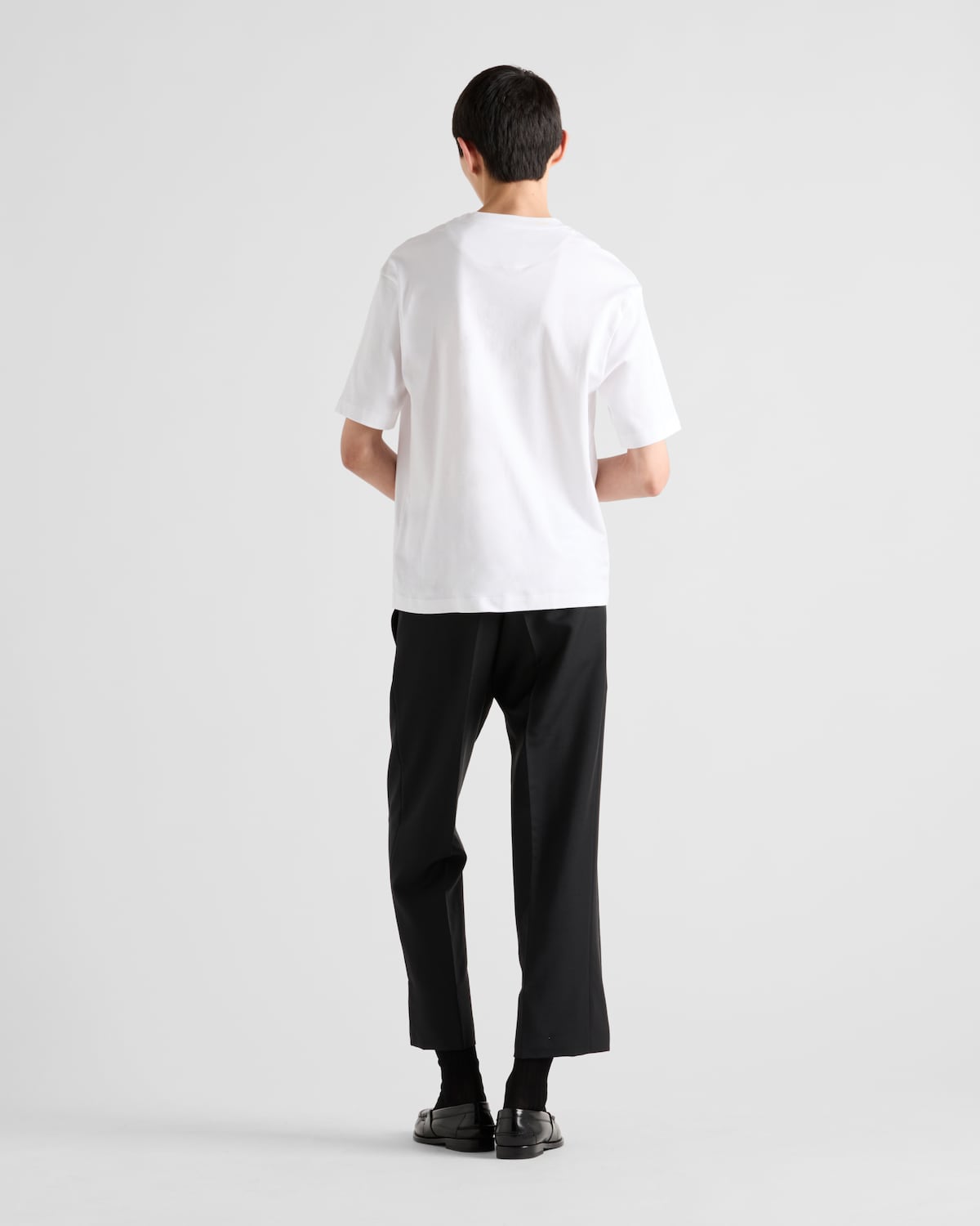 Prada Camiseta De Algodón