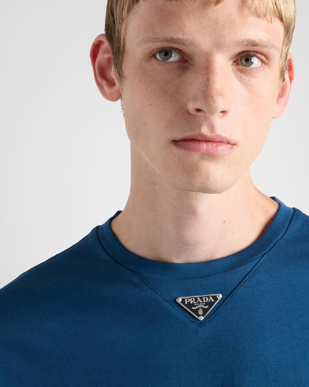 Prada Camiseta De Algodón