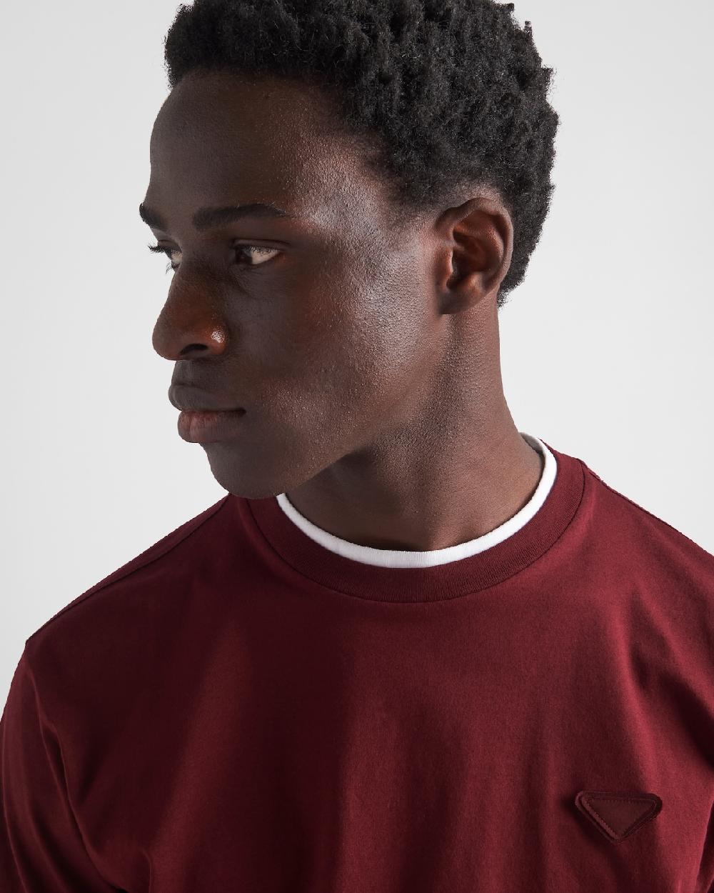 Prada Camiseta De Algodón