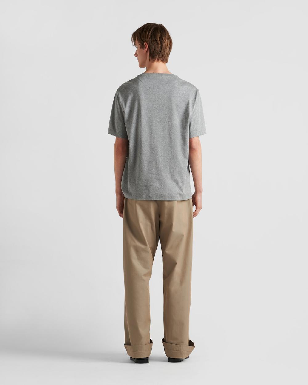 Prada Camiseta De Algodón