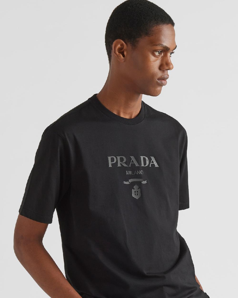 Prada Camiseta De Algodón