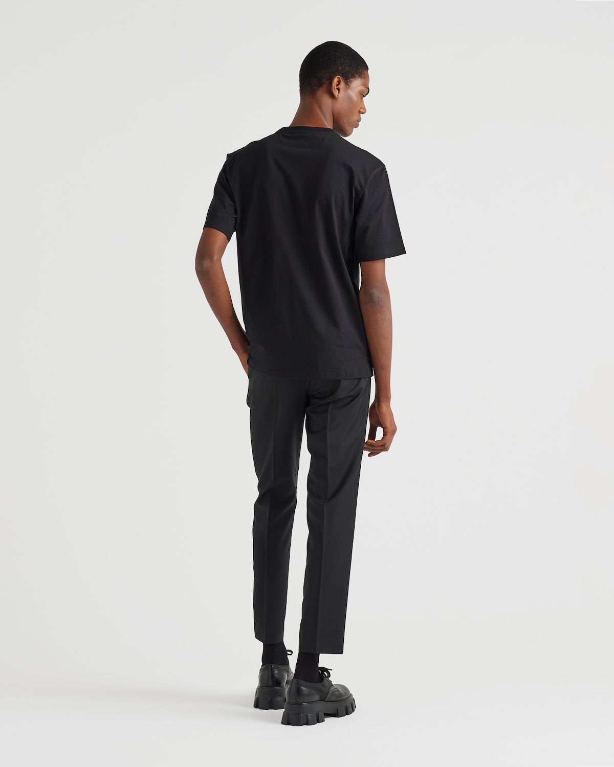 Prada Camiseta De Algodón