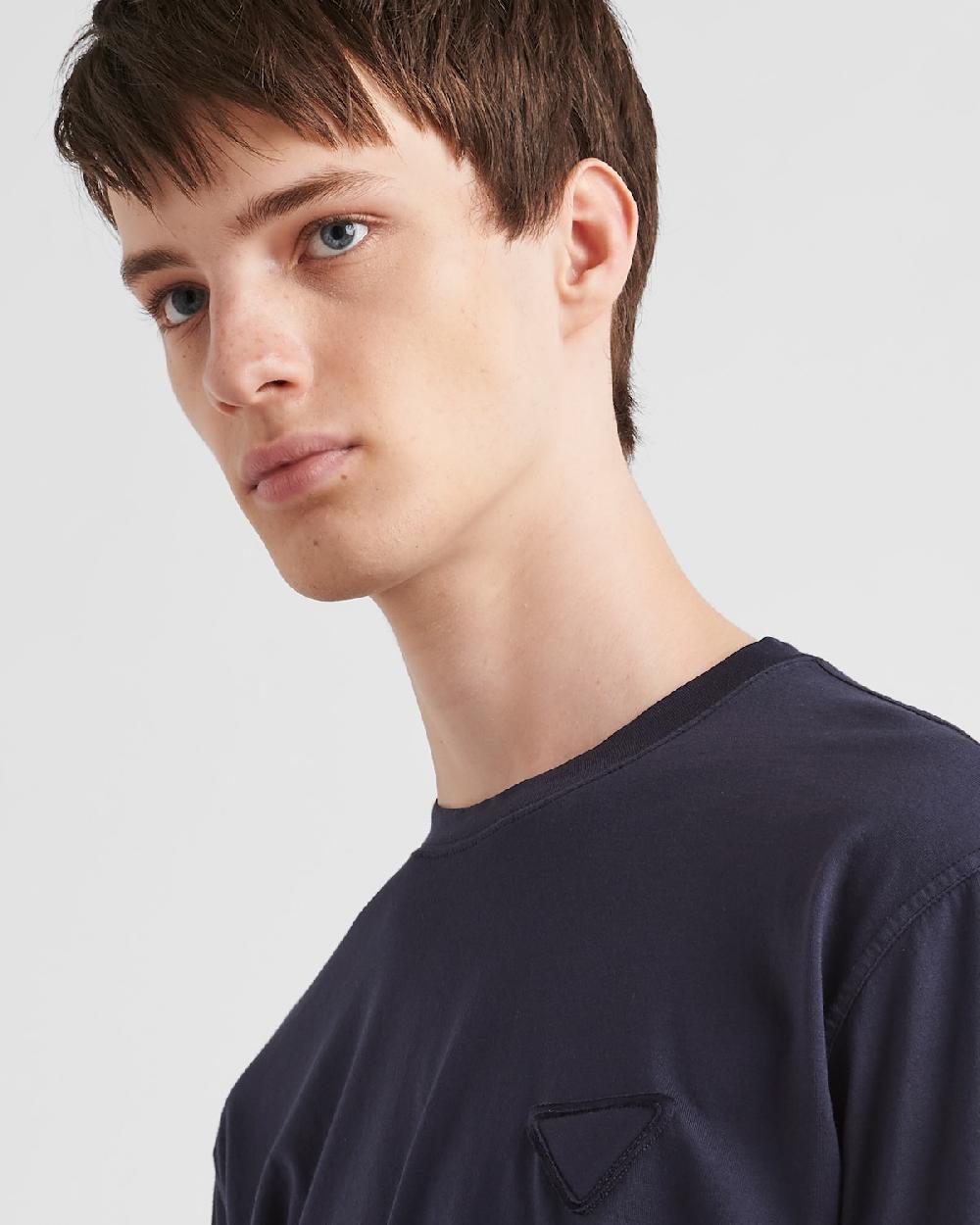 Prada Camiseta De Algodón