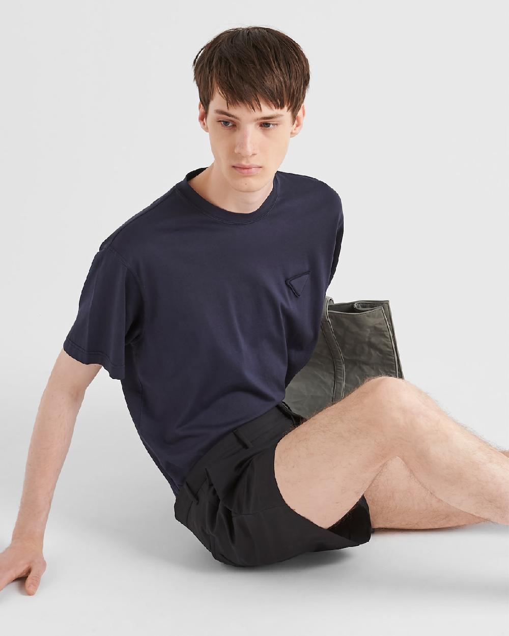 Prada Camiseta De Algodón