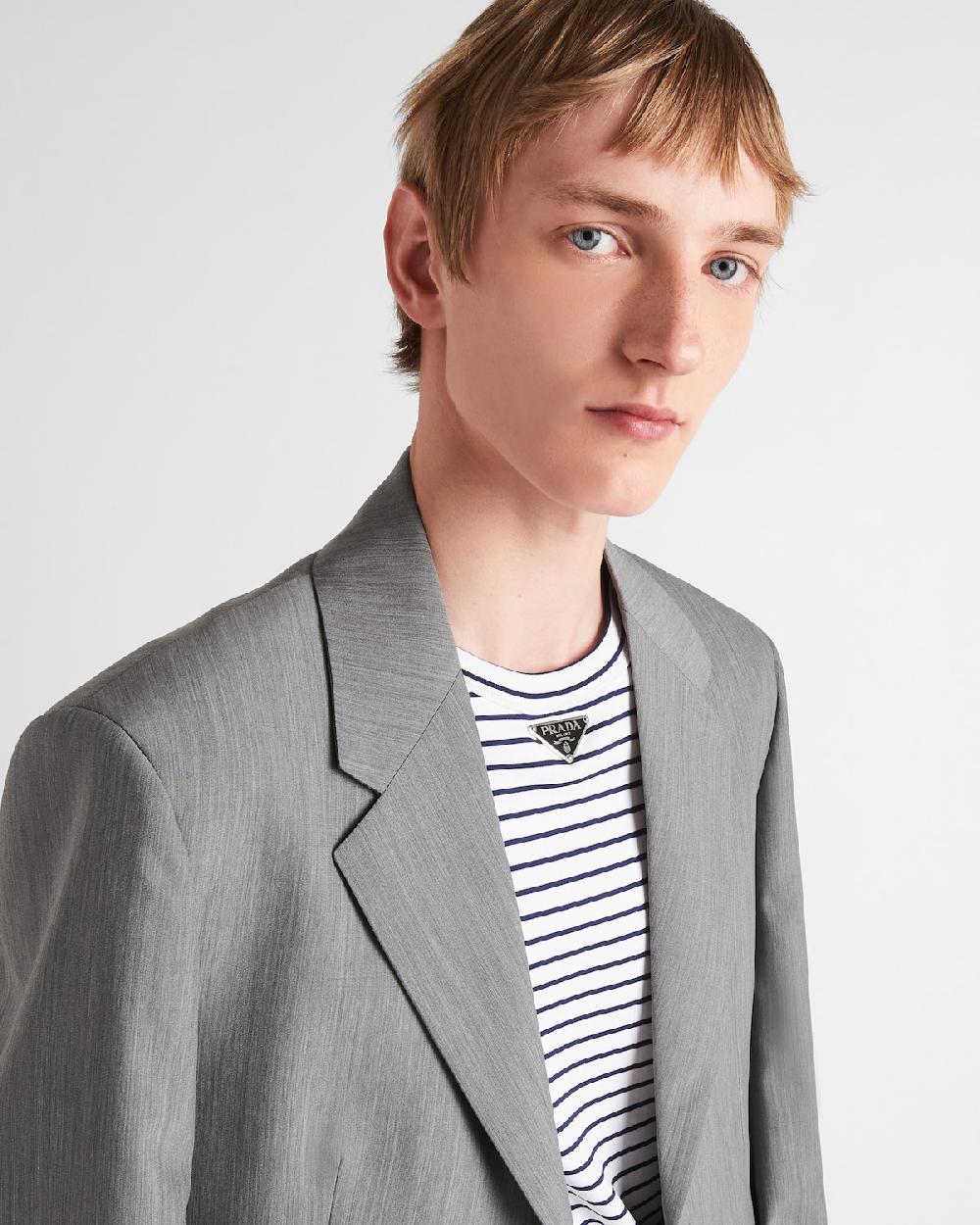 Prada Camiseta De Algodón