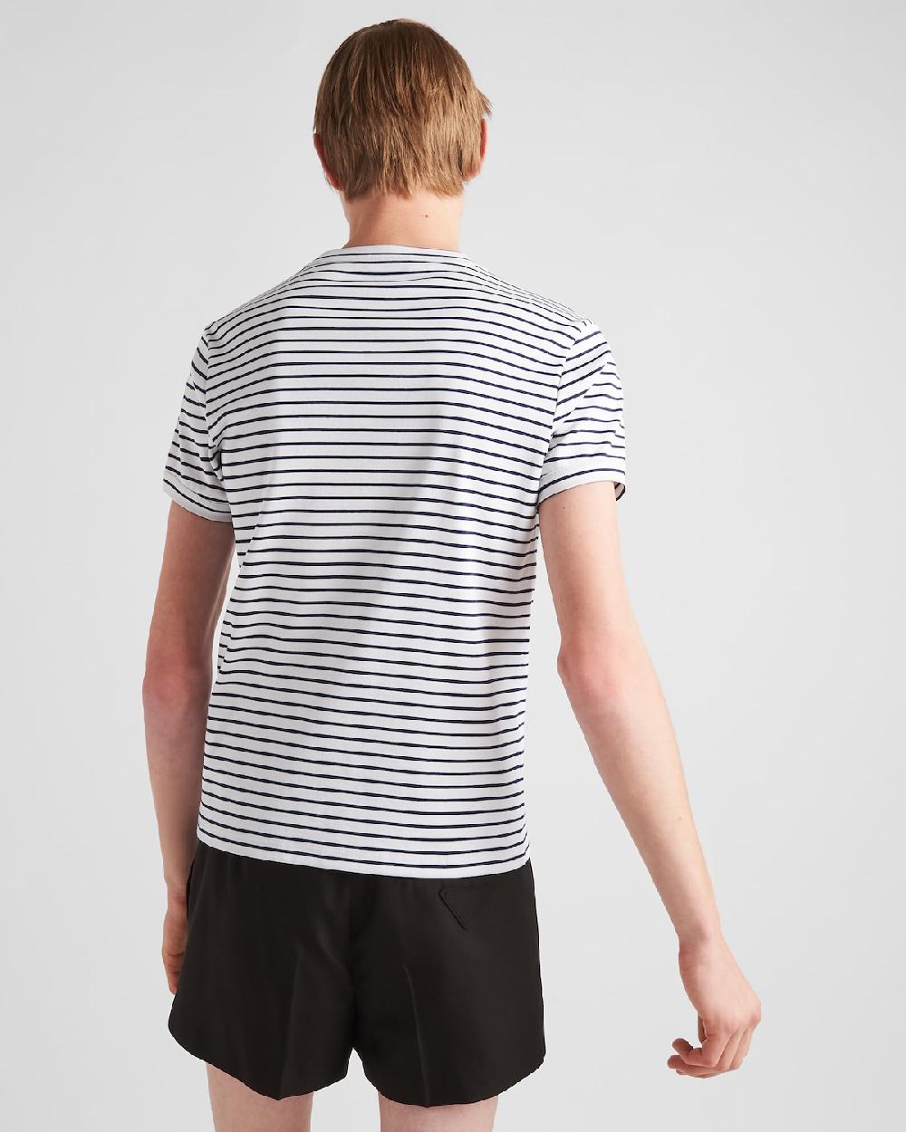 Prada Camiseta De Algodón