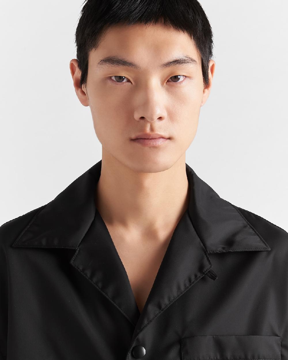 Prada Camiseta De Manga Corta De Re-Nylon