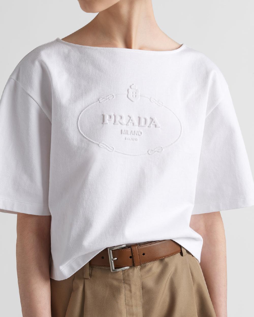 Prada Camiseta De Punto