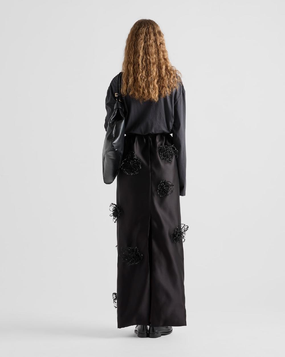 Prada Camiseta De Punto De Manga Larga