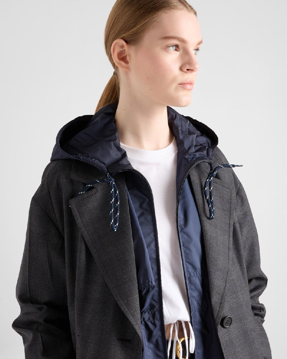 Prada Camiseta De Punto De Manga Larga